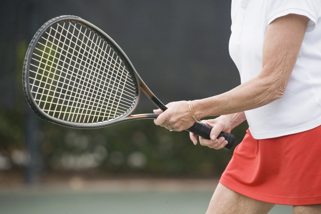 What is the small thing that we put in our tennis rackets?